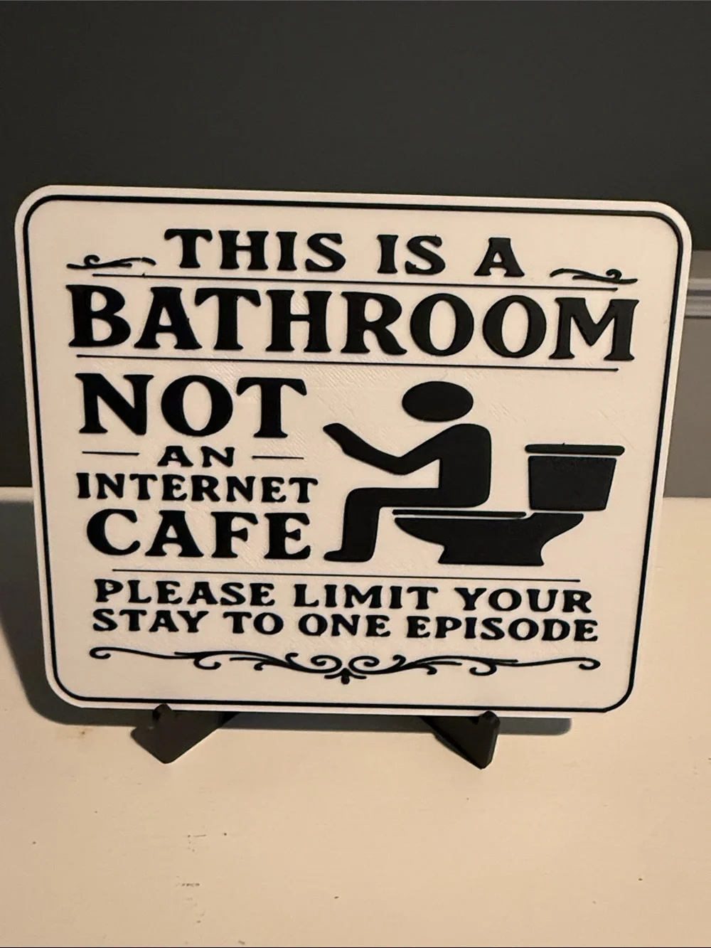 Vintage-Inspired Bathroom humor! Qty 6
